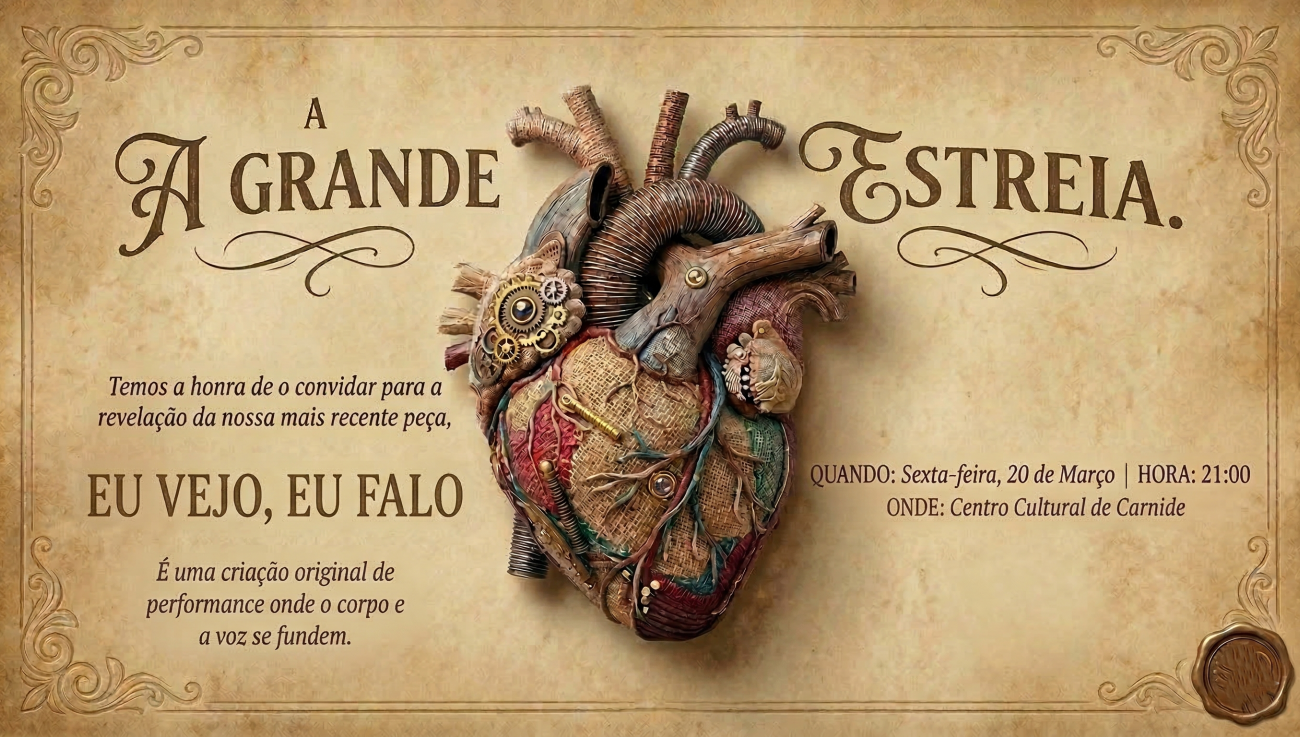 Estreia da Nova Cria&ccedil;&atilde;o da Crinabel Dan&ccedil;aTeatro &ndash; 20 de mar&ccedil;o no Centro Cultural de Carnide